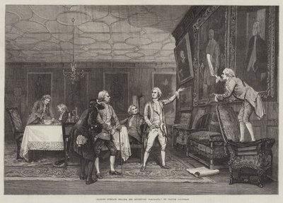 Charles Surface verkoopt de Portretten van zijn Voorouders door Claude Andrew Calthrop